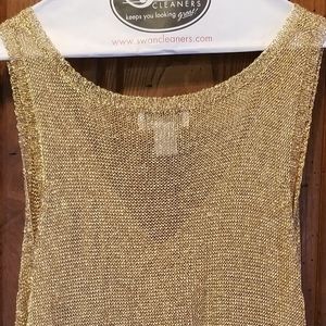 Rayon, tank top gold